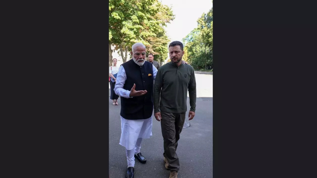 PM Modi with President Zelenskyy