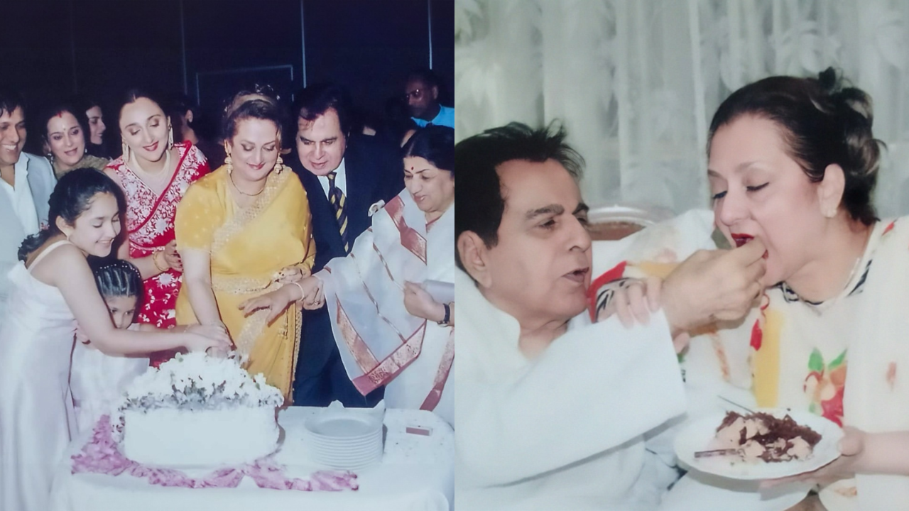 Saira Banu Remembers Dilip Kumar, Shares Unseen Pics Of Couple From Her 80th Birthday