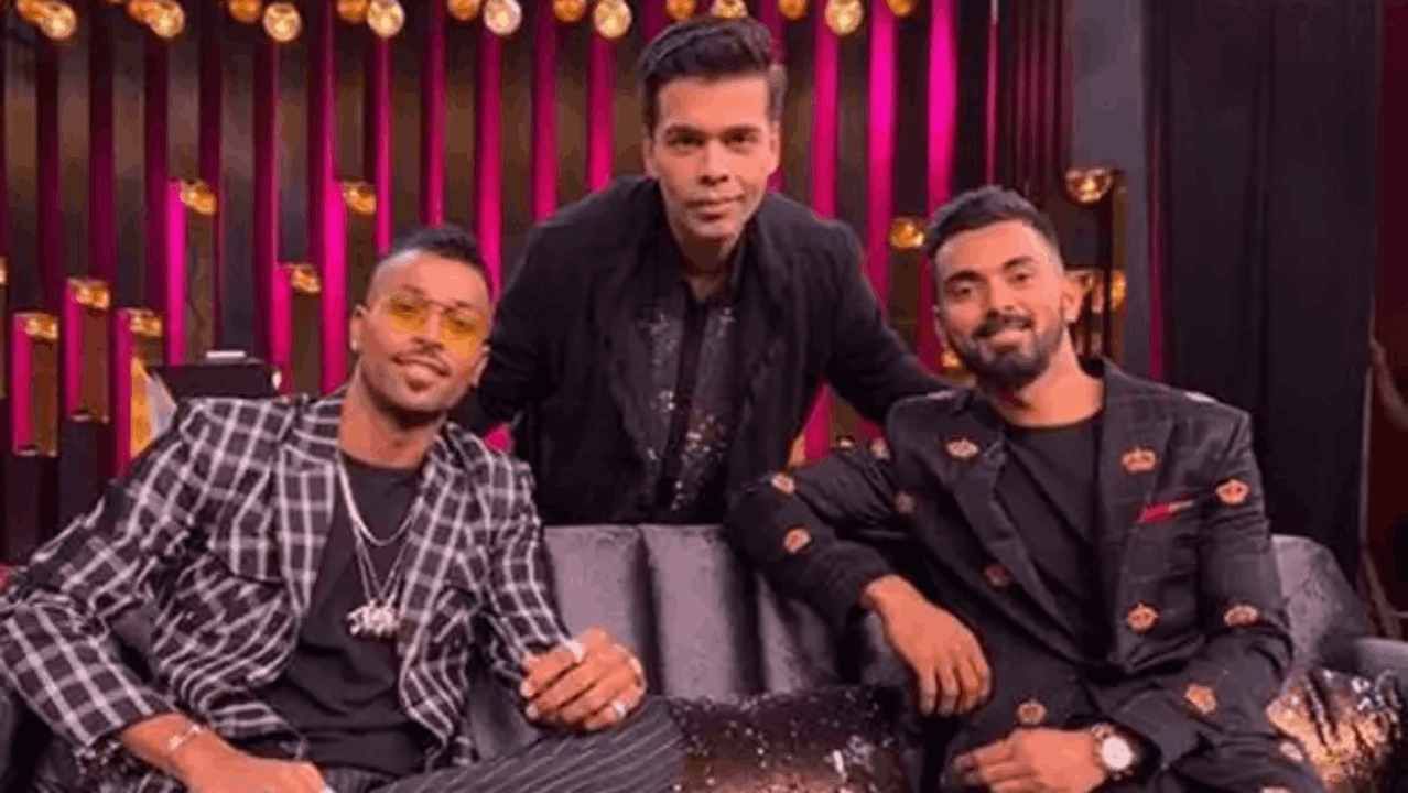 KL rahul hardik pandya koffe with Karan