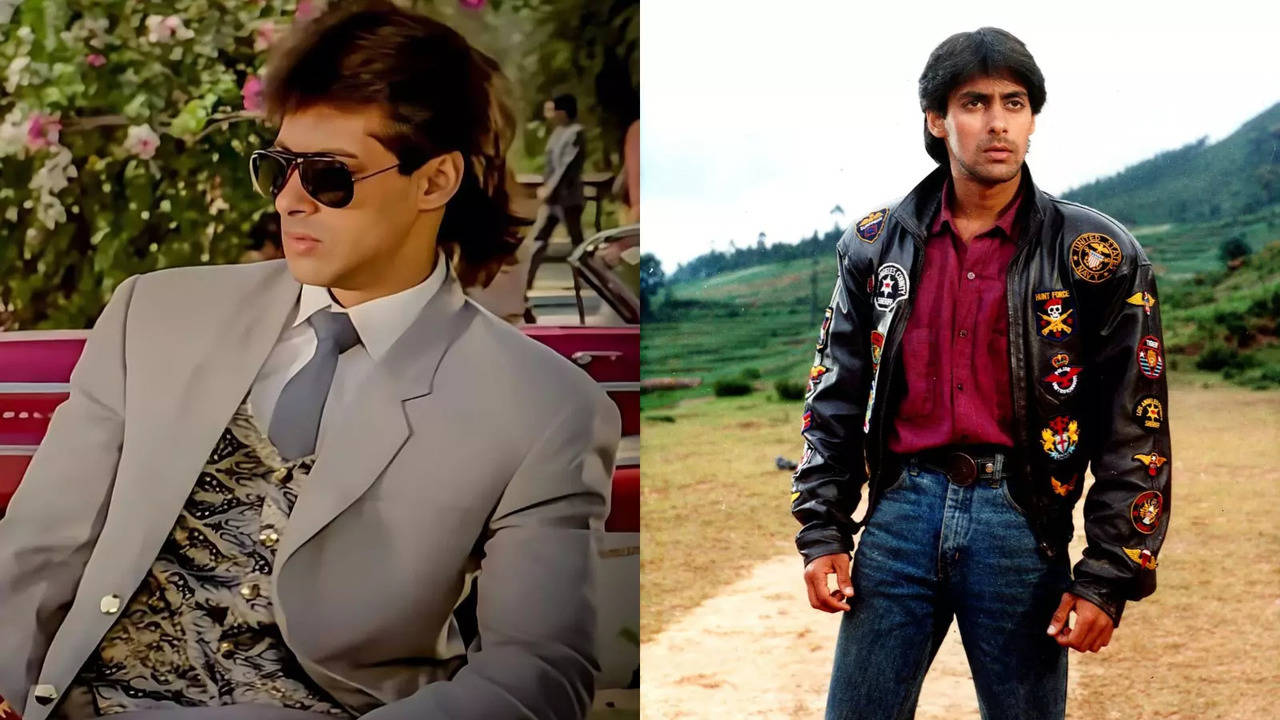 Grey Suit To Leather Jacket, Salman Khan's Trendy Looks From Maine Pyar Kiya