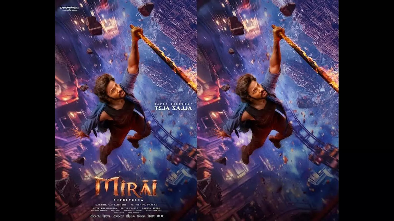 Teja Sajja birthday poster of Mirai