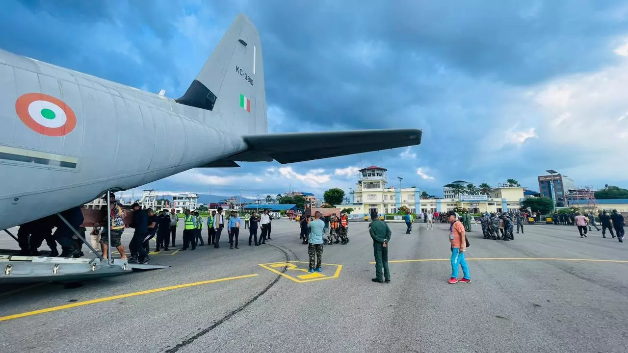 Today Breaking News Live Updates Air Force Airlifts Mortal Remains Of 25 Indian Pilgrims Killed In Nepal Accident