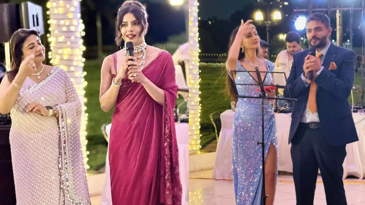 Priyanka Chopra Gives Emotional Speech At Brother Siddharth's Wedding Function. See UNSEEN Family Pics