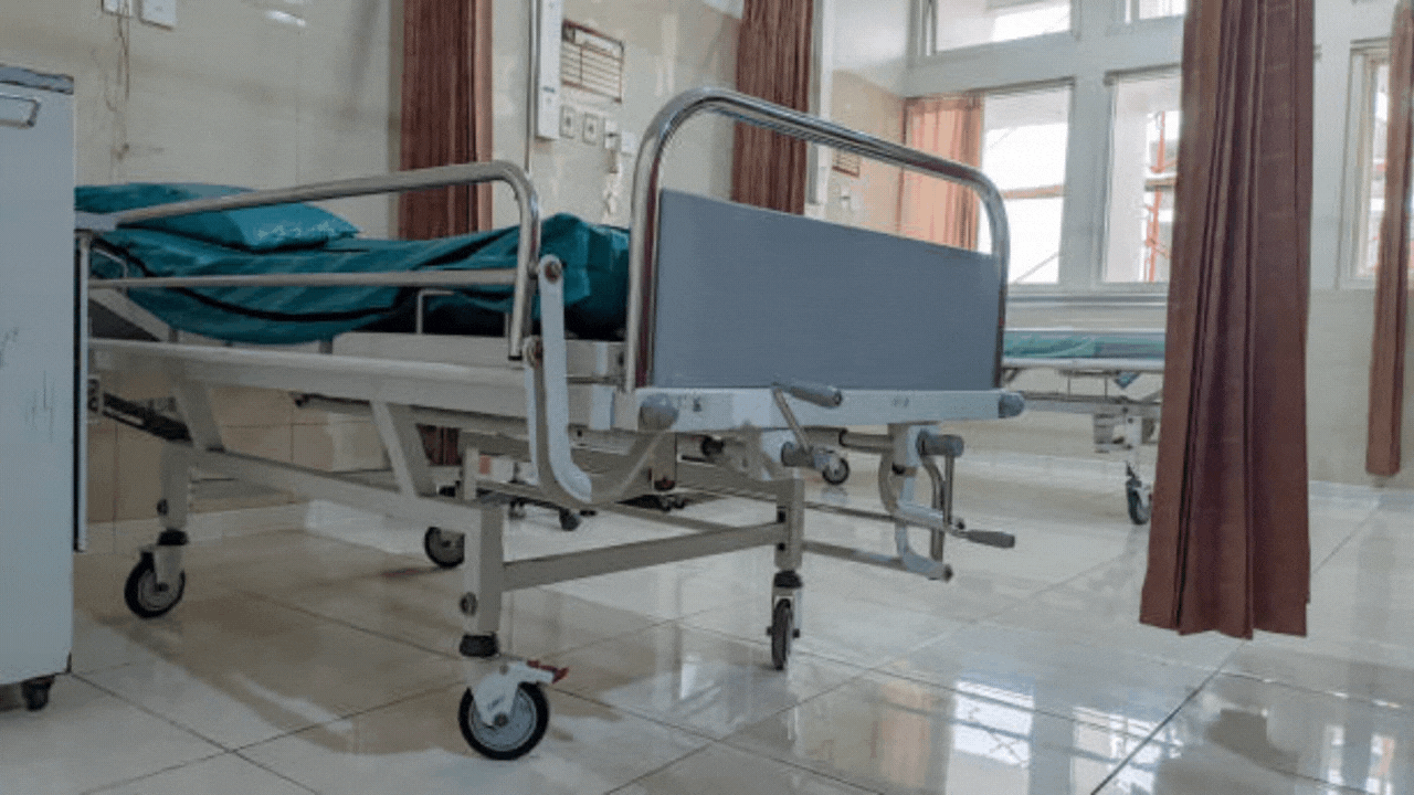 istock empty hospital bed 