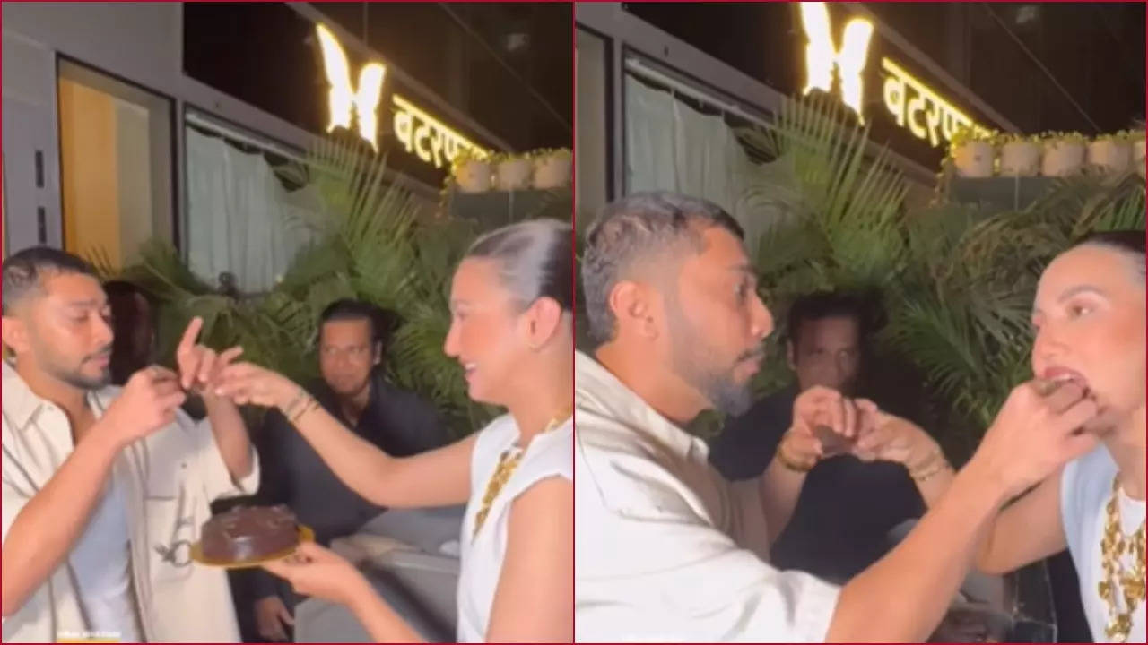 Gauahar Khan Cuts Cake With Hubby Zaid Darbar And Paps On 41st Birthday - Watch