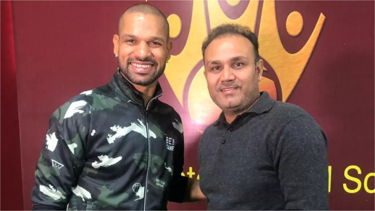 'Since The Time You Replaced Me...' : Virender Sehwag's Heartfelt Message To Shikhar Dhawan After Retirement