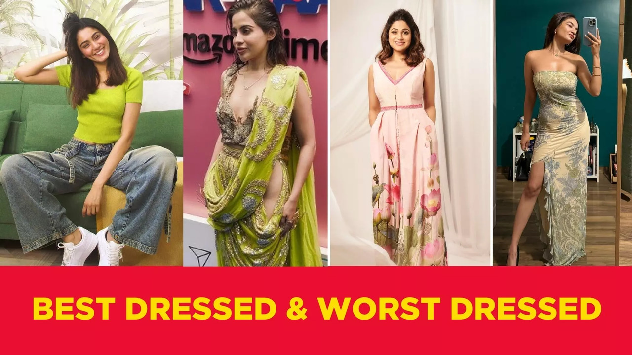 Best Dressed And Worst Dressed TV Celebs Of The Week: Sana Makbul, Urfi Javed, Shamita Shetty Or Anushka Sen?