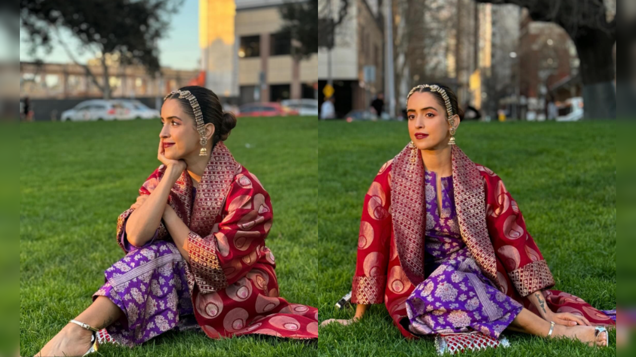 Sanya Malhotra's Look in Melbourne Indian film festival