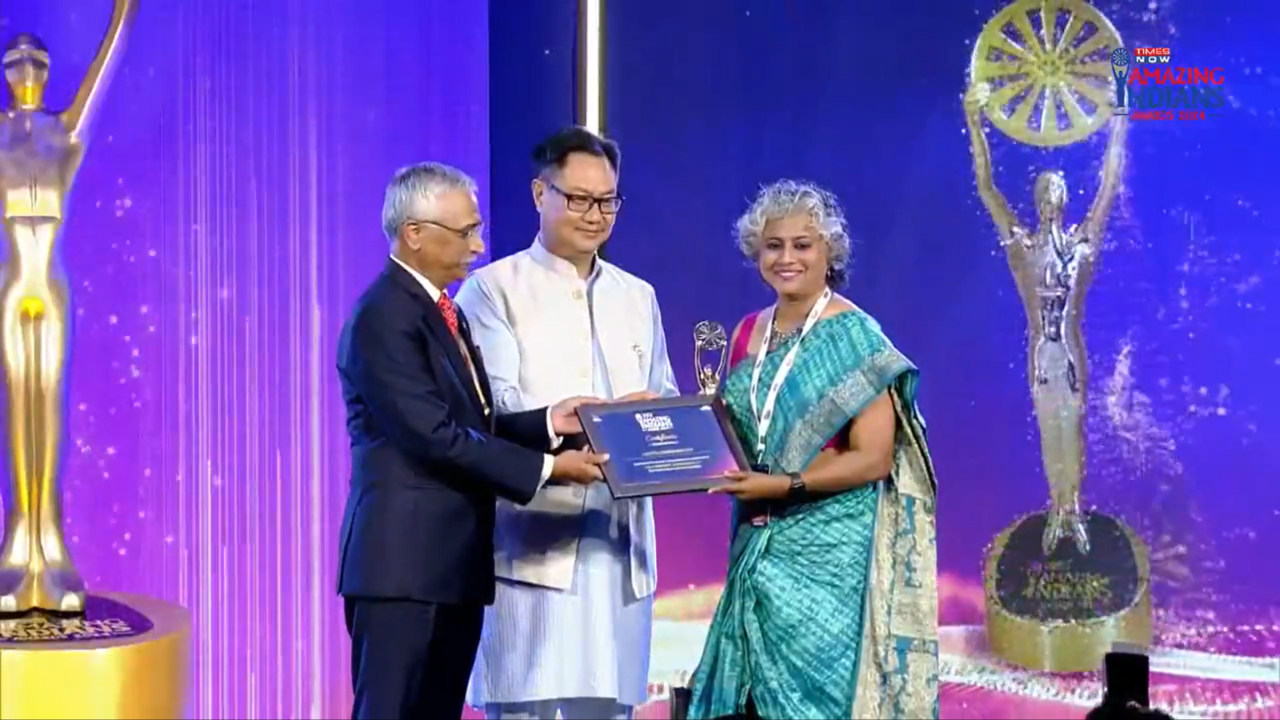 dr. sarita subramaniam honoured at times now amazing indians awards 2024