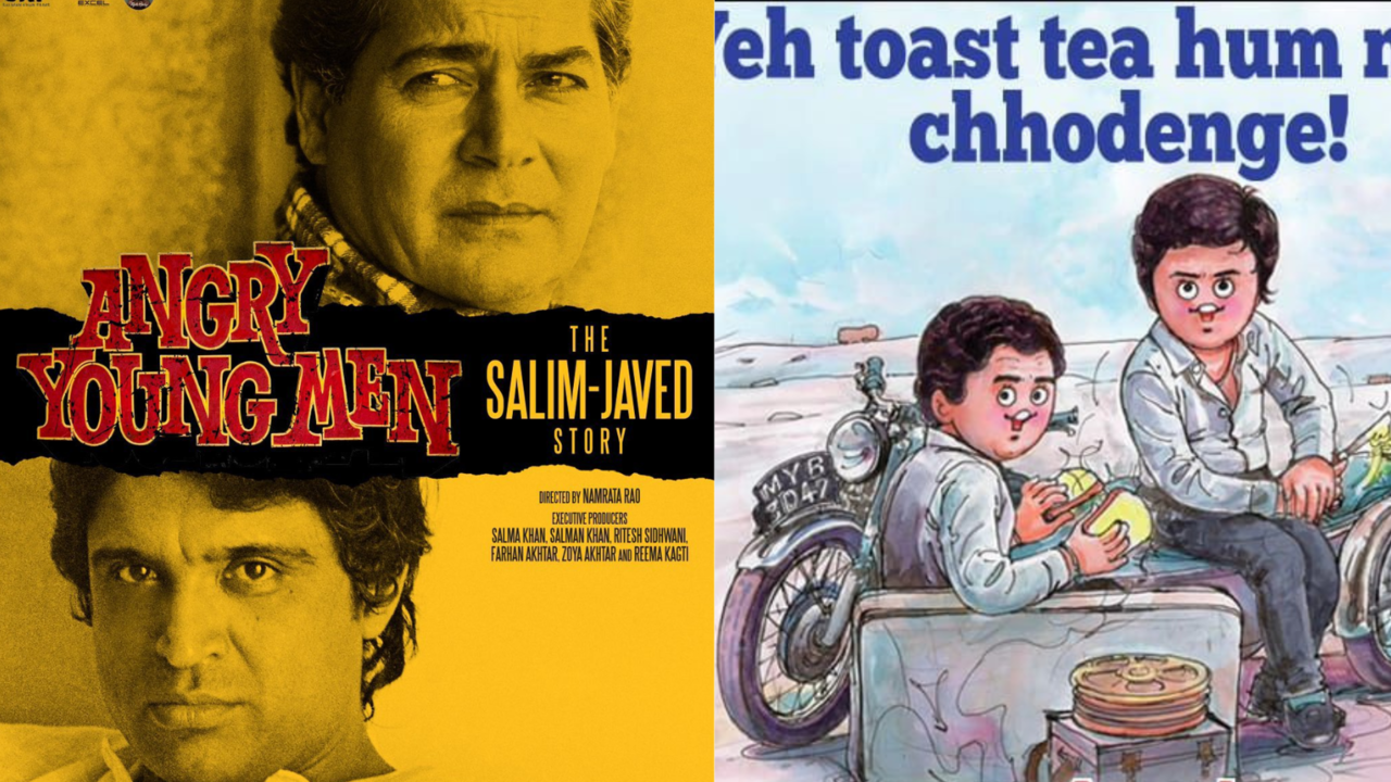 Angry Young Men: Amul Dedicates Sholay Inspired Artwork To Salim Khan-Javed Akhtar's Docu-Series. See PIC