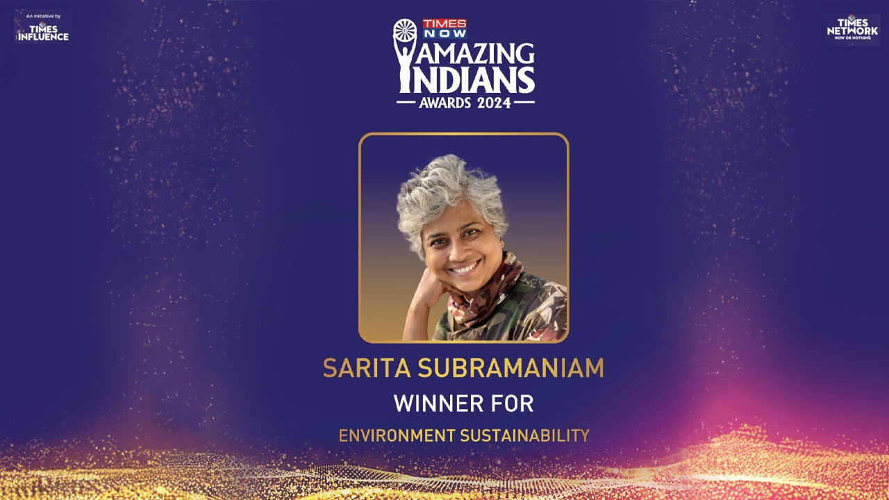 Dr. Sarita Subramaniam Honoured At Times Now Amazing Indians Awards 2024