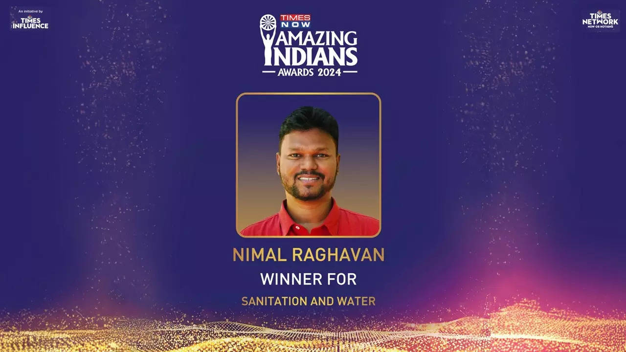 nimal raghavan, tamil nadu engineer who restored nearly 200 lakes in india, honoured at amazing indians awards 2024