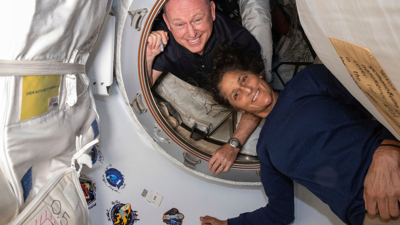 Astronauts Sunita Williams and Barry Wilmore