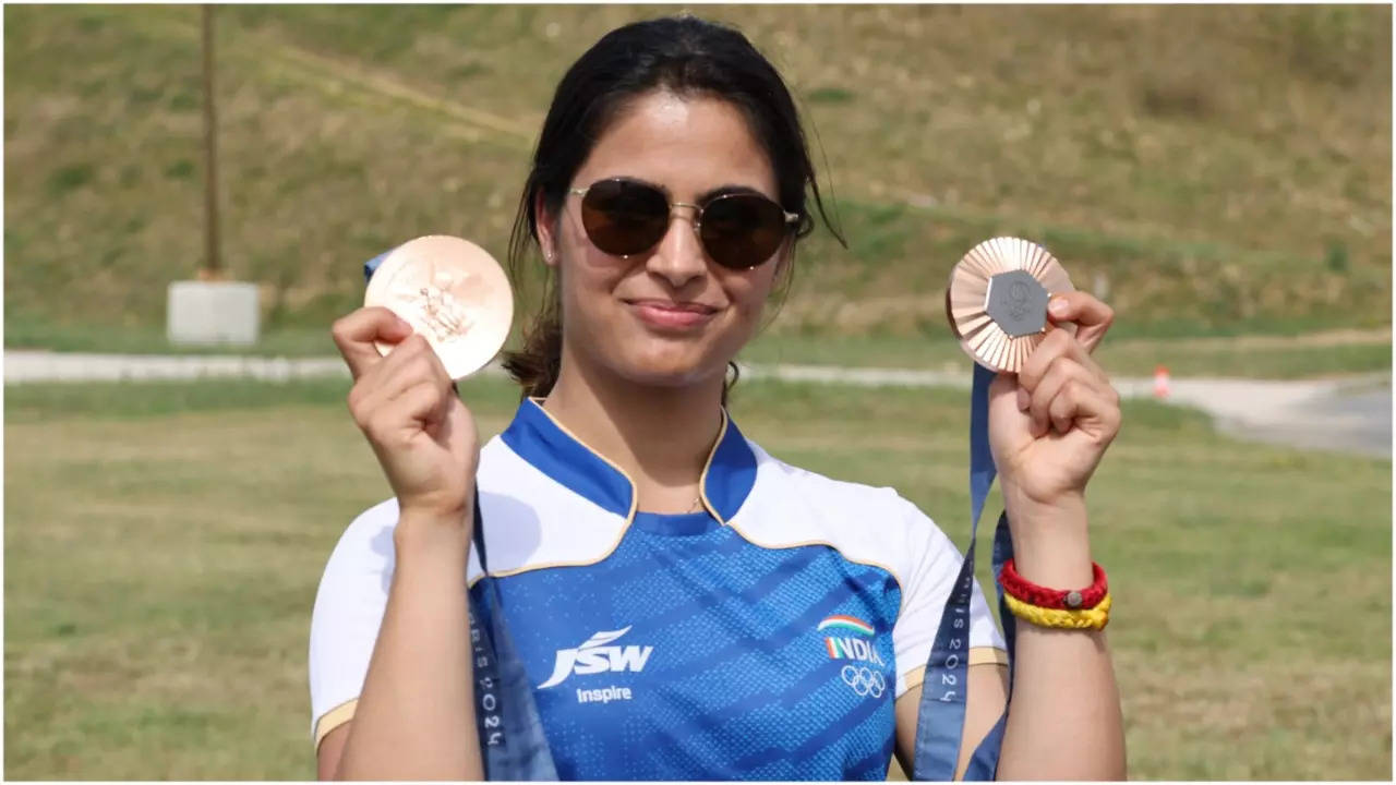 'Learning Techniques Of A New Sport'' : Manu Bhaker Shares Picture With 'Mr. 360 Of India' Suryakumar Yadav