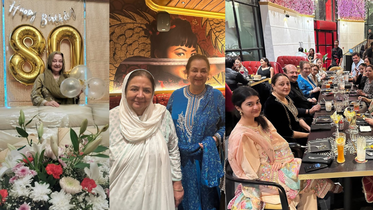 Saira Banu 80th Birthday: Legendary Actress Celebrates With Family, Friend Farida Jalal. See Pics From Special Dinner