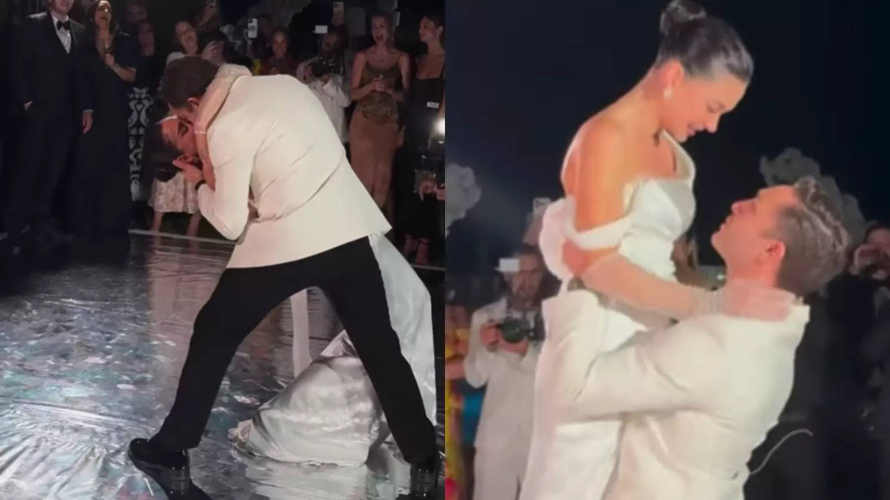 Amy Jackson And Ed Westwick Wedding: Couple Paints The Town Red With Sizzling Romantic Dance