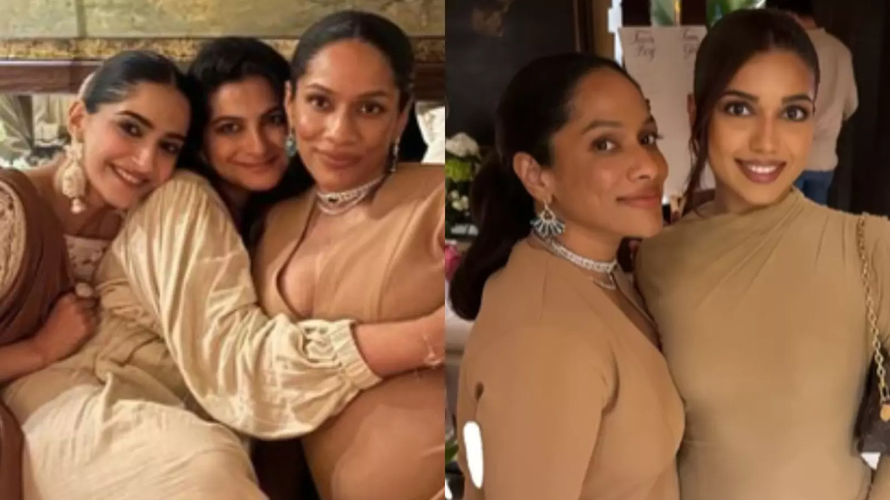 Masaba Gupta's Baby Shower: Sonam Kapoor, Rhea Kapoor, Neena Gupta Are All Smiles As They Hug Mom-To-Be