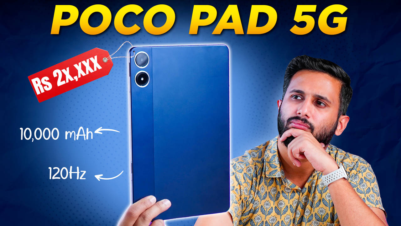 poco pad 5g review in hindi: best android tablet under rs 30,000?