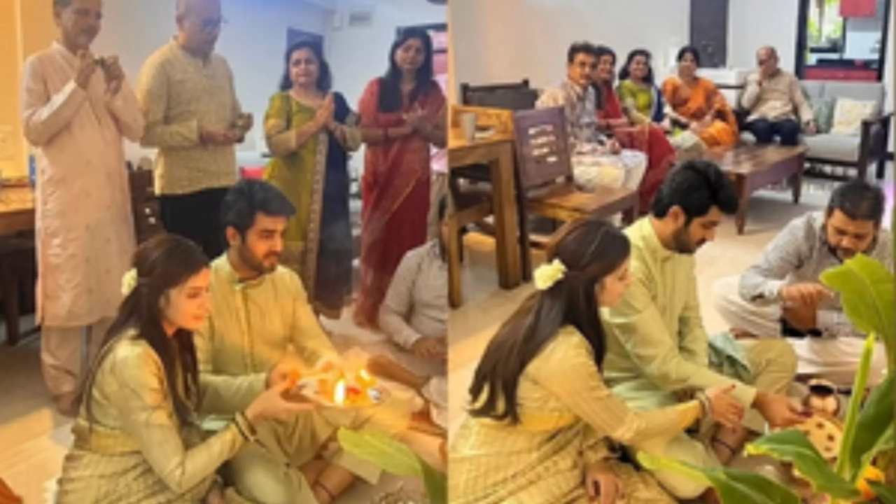 Shrenu Parikh, Akshay Mhatre Buy A New House, Share Pictures From Their Greh Pravesh - See Pics