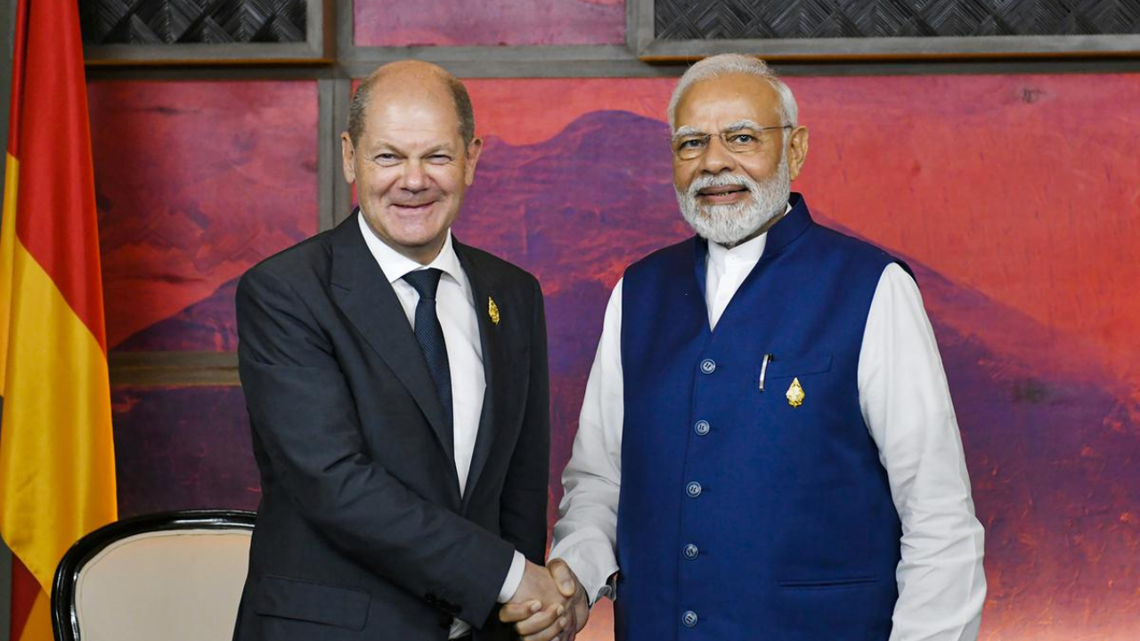 German Chancellor Olaf Scholz and Prime Minister Narendra Modi (