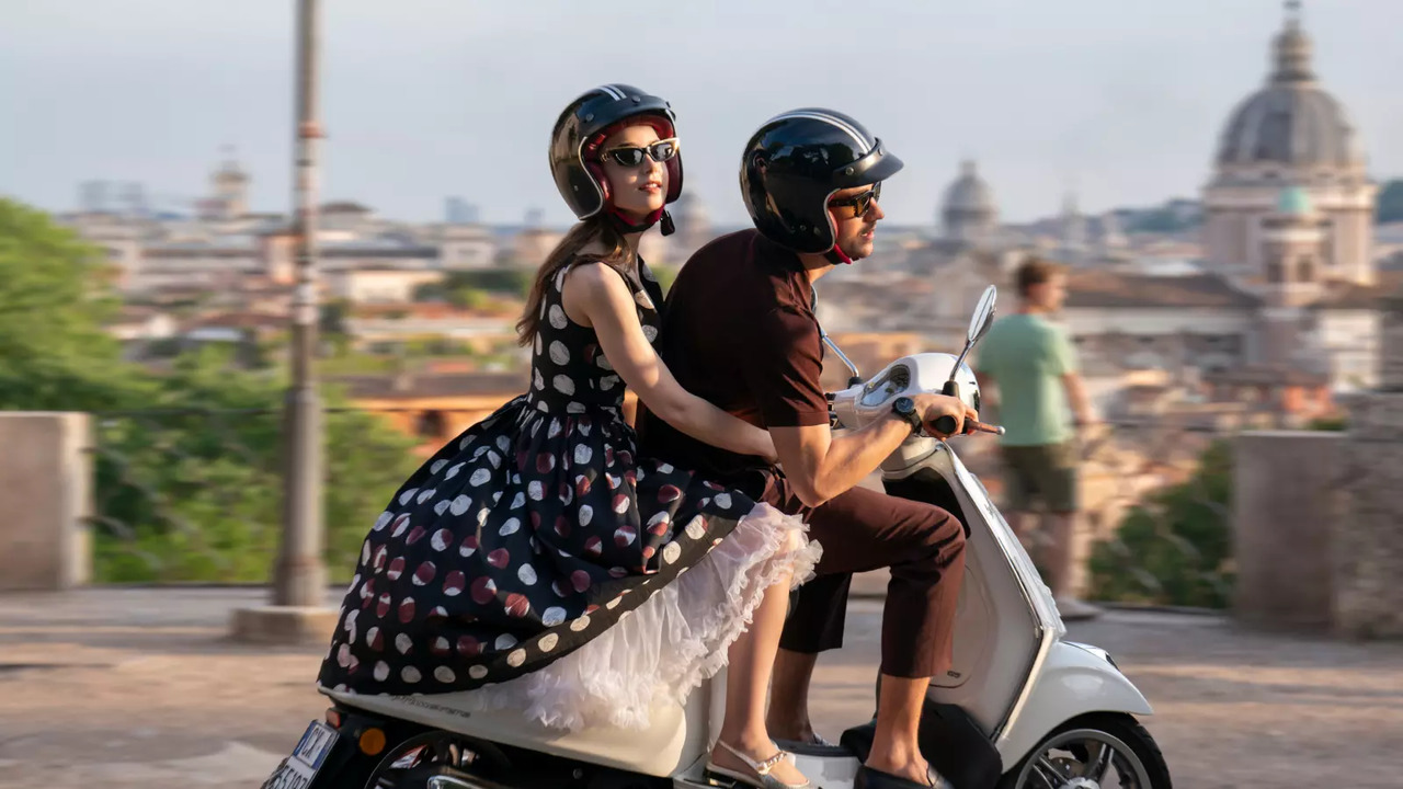 First Look Of Emily In Paris Season 4 Part 2: Lily Collins Channels Audrey Hepburn For Roman Sojourn. See Pics