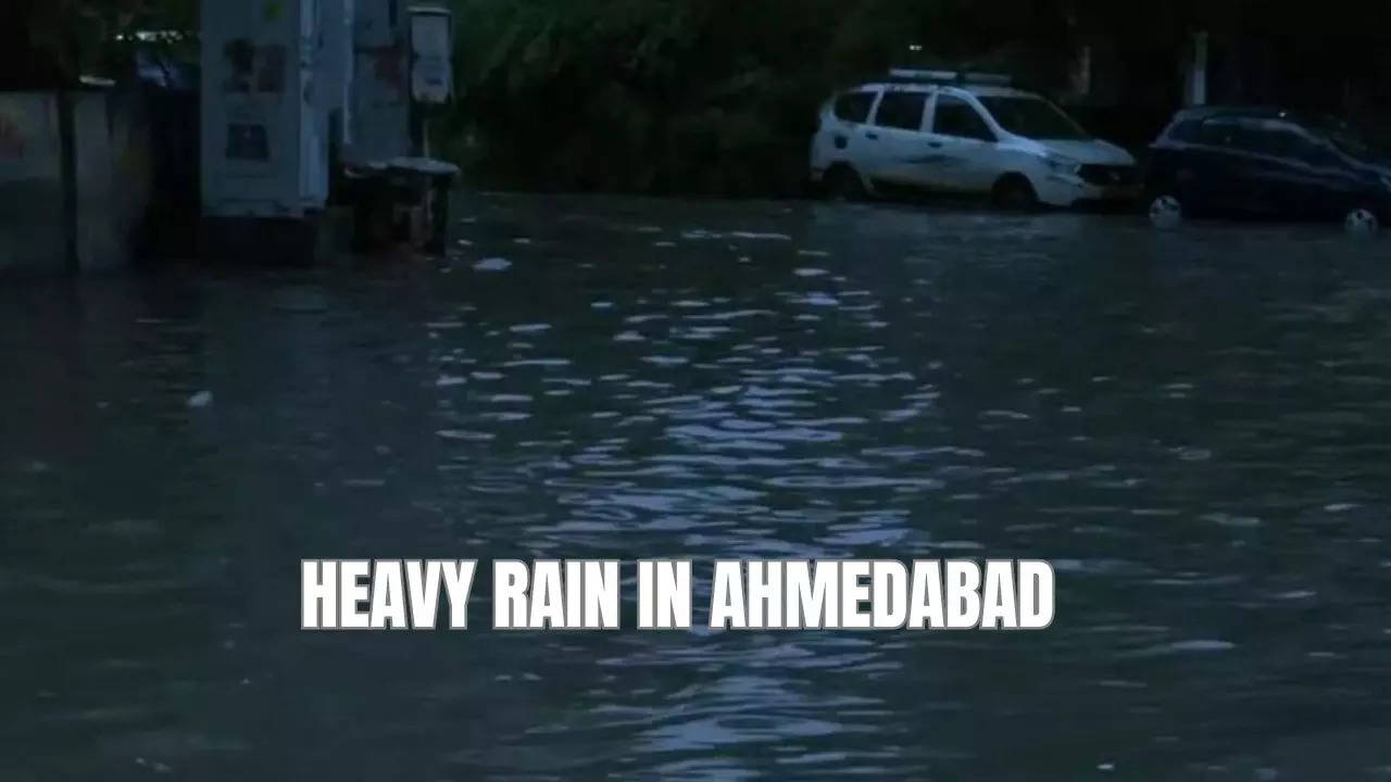 how much inch rain in ahmedabad today