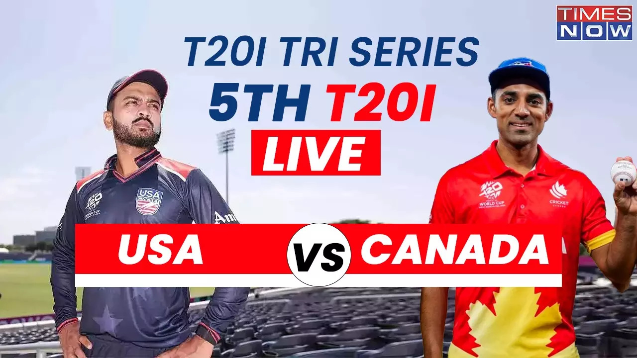 USA vs CAN Live Score 5th T20 Live Updates Follow For Ball-By-Ball Commentary