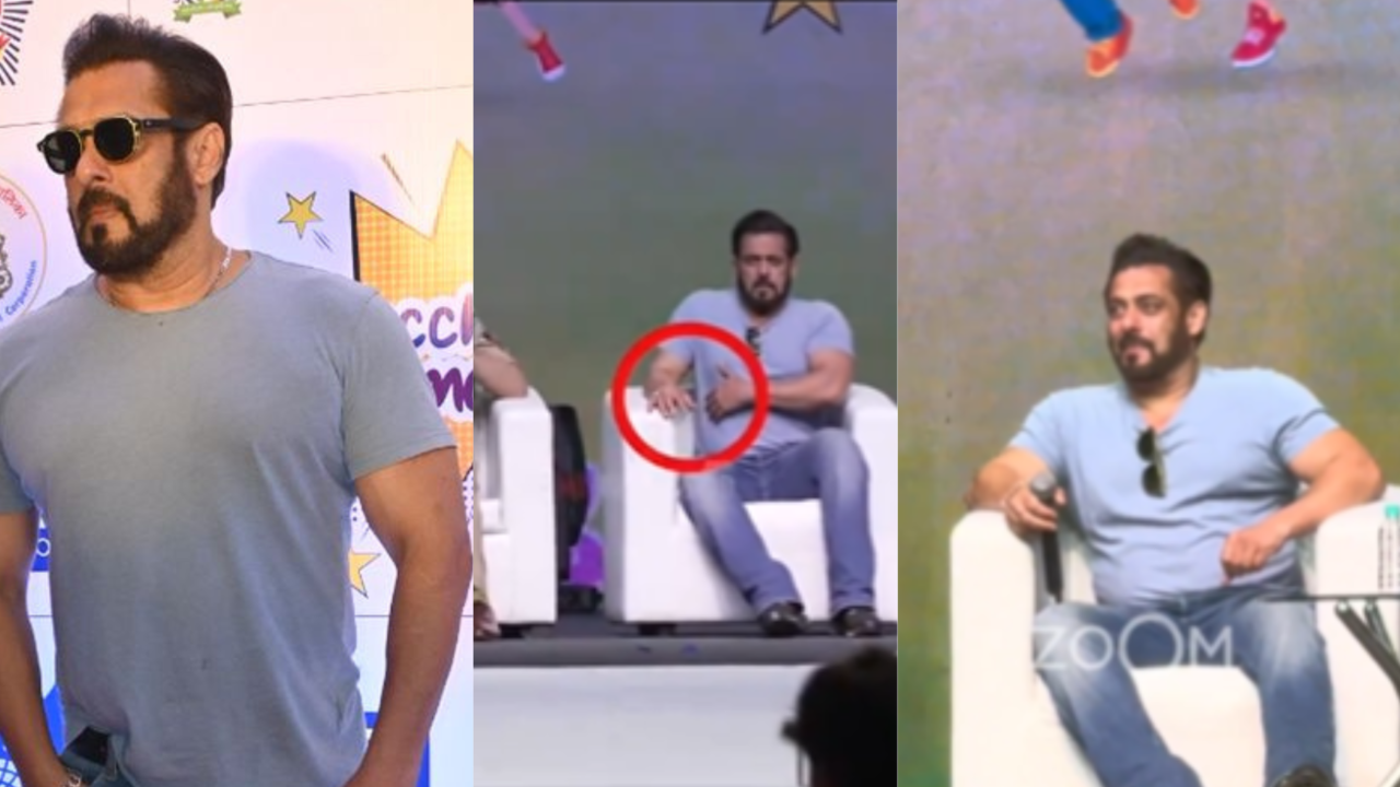 Salman Khan Attends Event Despite Suffering Rib Injury, Finds It Difficult To Stand. Watch Viral Video