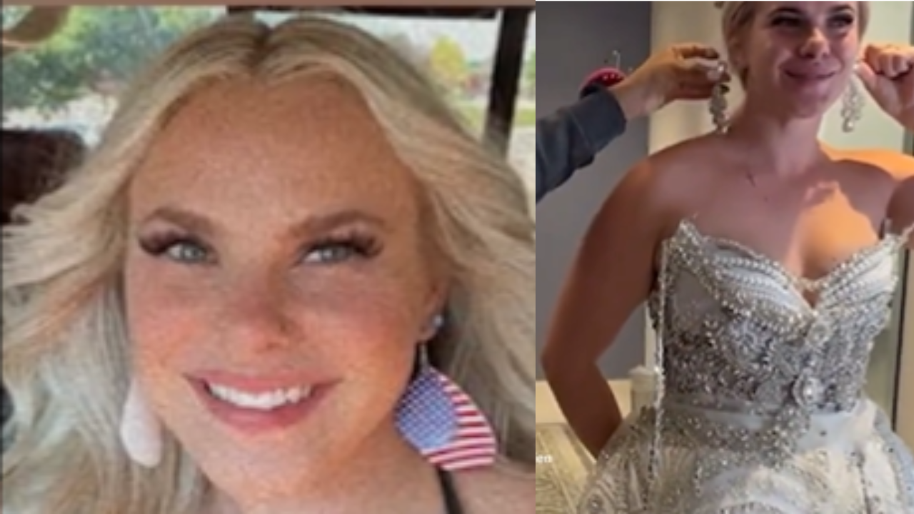 who is raylee rukavina? tiktoker's wedding dress controversy explained