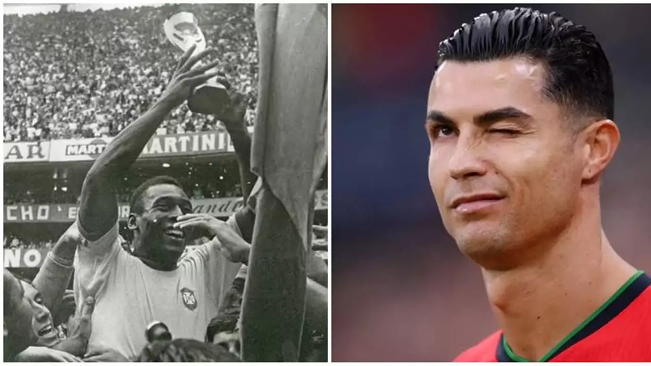 Cristiano Ronaldo and Pele