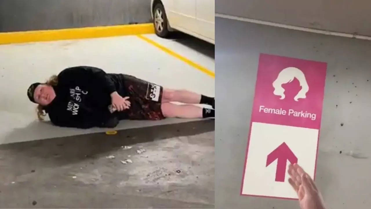 'female-only parking spots' receive flak from australian man: 'creeps will know where women are parked'