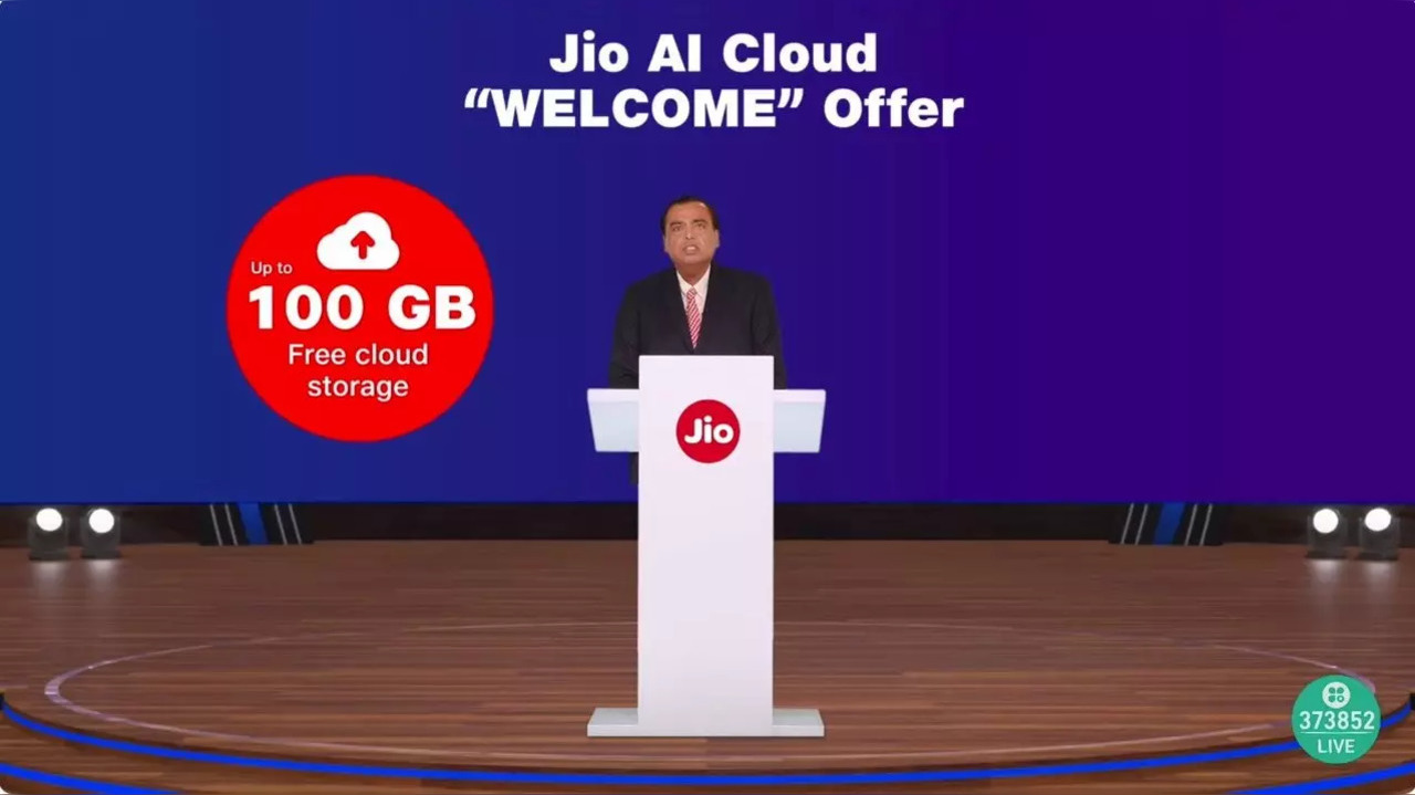 jio ai cloud offer