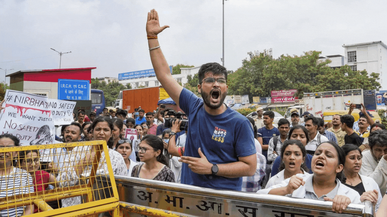 Doctors demand justice for trainee doctor raped and killed at RG Kar Medical College and Hospital