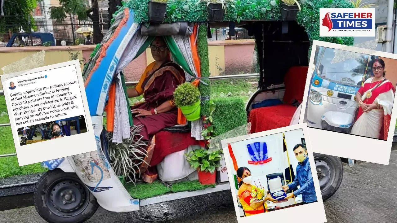 exclusive siliguri first female toto driver munia di wants to change the patriarchal society wants every women to earn their livelihood safe her times