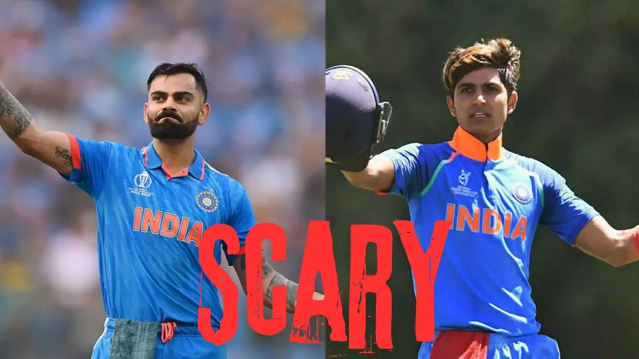 Virat Kohli (L) Shubman Gill (R)