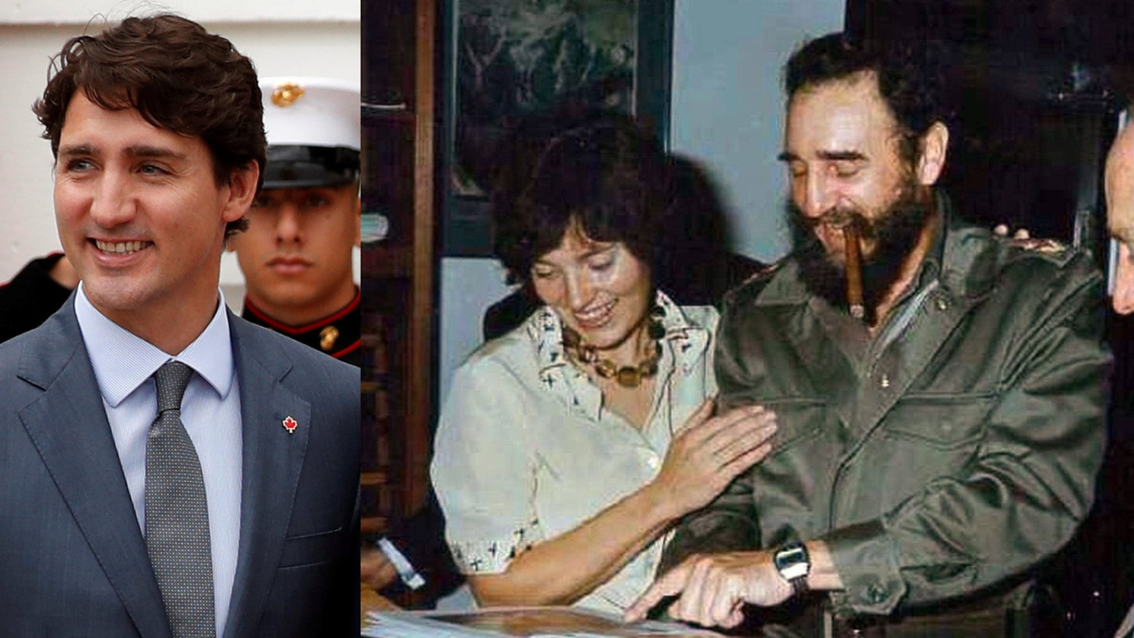 Trudeau Fidel Castro Collage