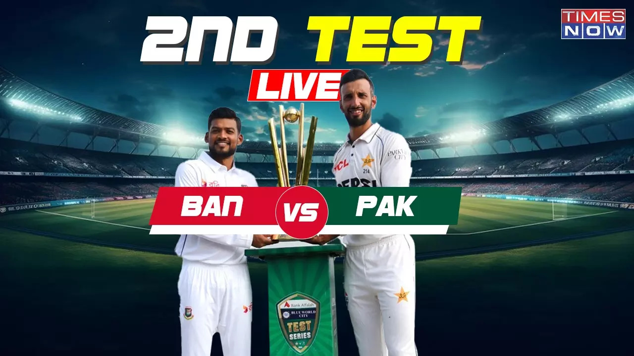 Pakistan vs Bangladesh 2nd Test Live Score Bangladesh Opt To Field