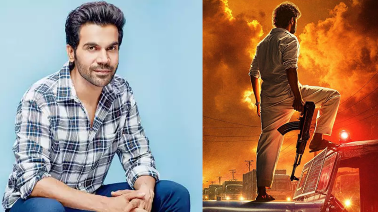 Rajkummar Rao Unveils Fiery Poster Of Upcoming Film Ft Action Avatar, Title To Be Announced On THIS Day