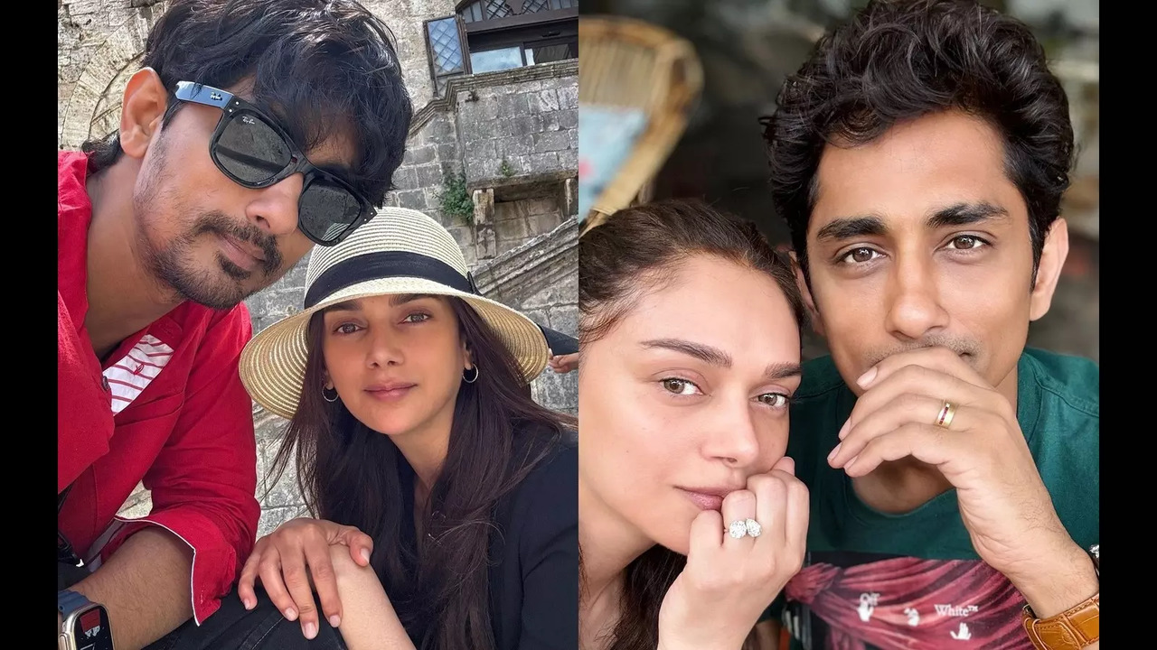 Aditi Rao Hydari and Siddharth