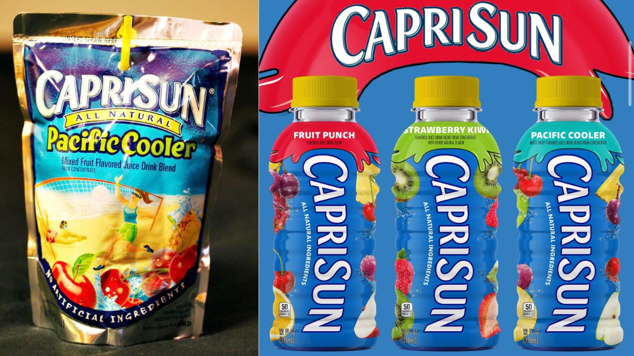 Capri Sun Pouch And Bottles