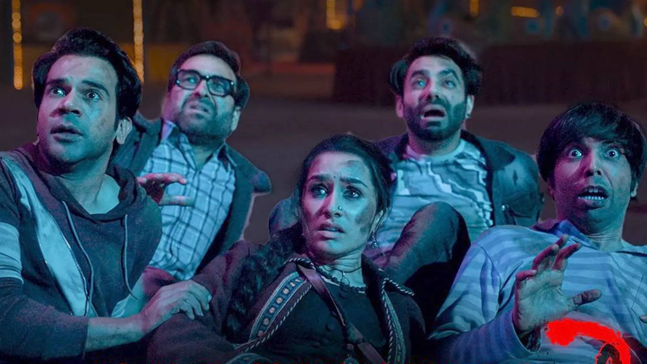 Stree 2 Box Office Collection Day 16: The cast in a still from the film.