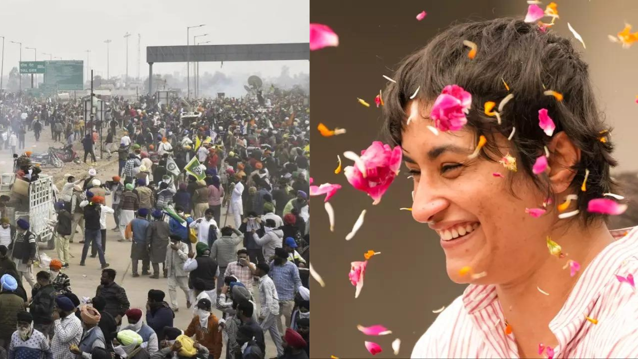 Vinesh Phogat Joins Farmers Protest