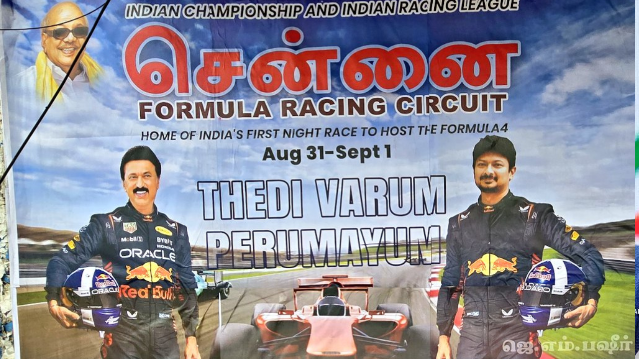 MK Stalin racing suit