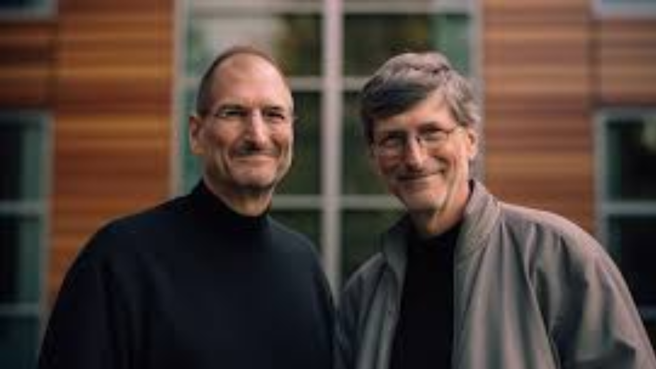 Steve Jobs and Bill Gates