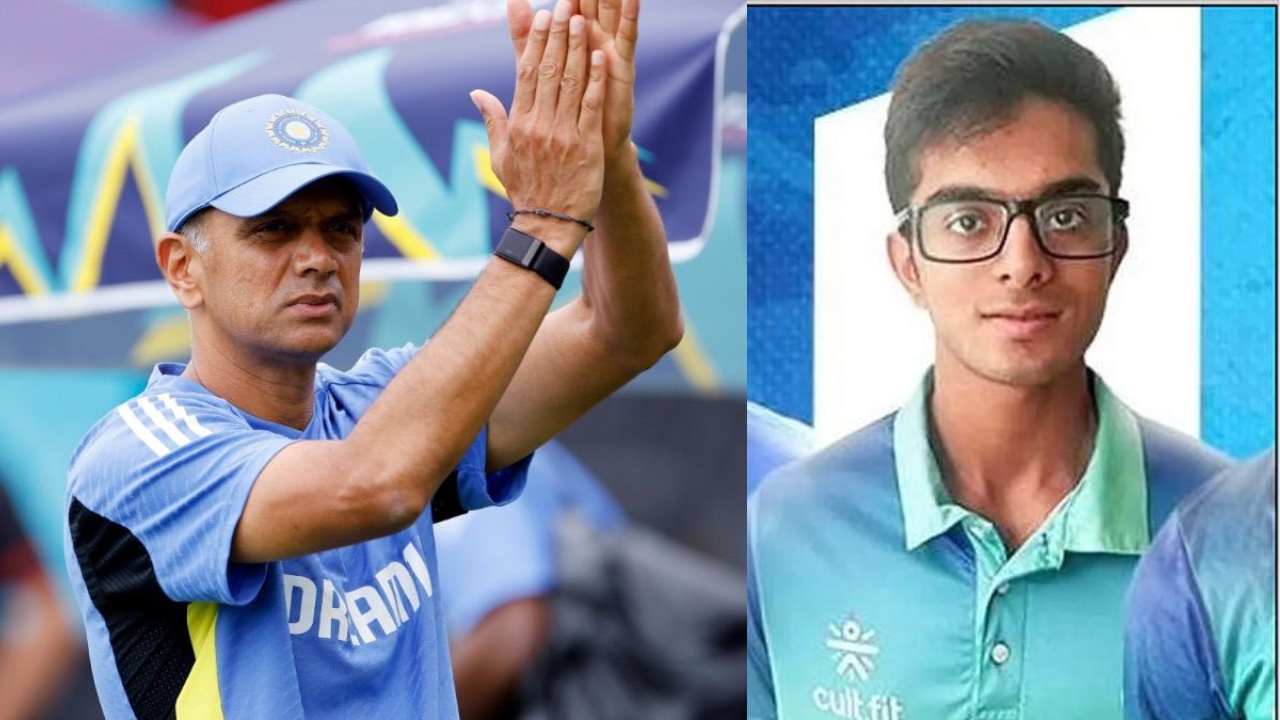 rahul dravid son samit dravid gets his maiden india call-up for upcoming australia u-19 series