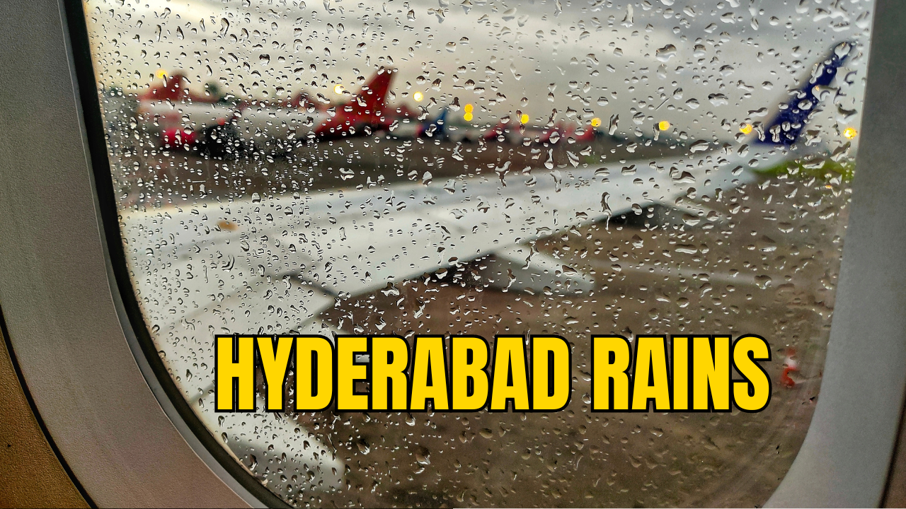 hyderabad on orange alert for heavy rainfall today; rgi airport issues advisory-see details