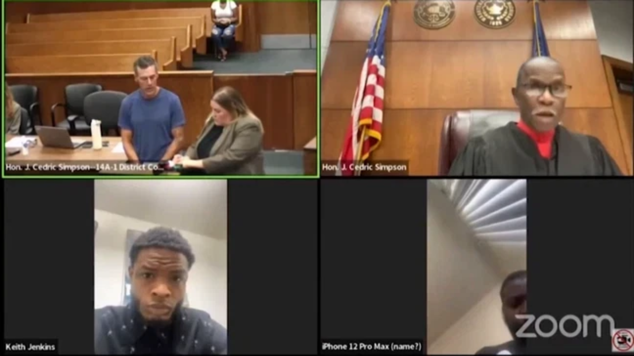 A video of the court proceeding surfaced on X