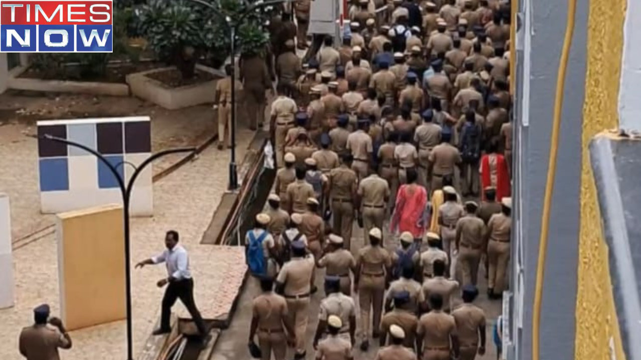 Over 1000 Police Personnel Raid Near Chennai's SRM College