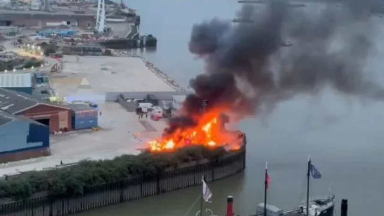 O2 Arena Fire