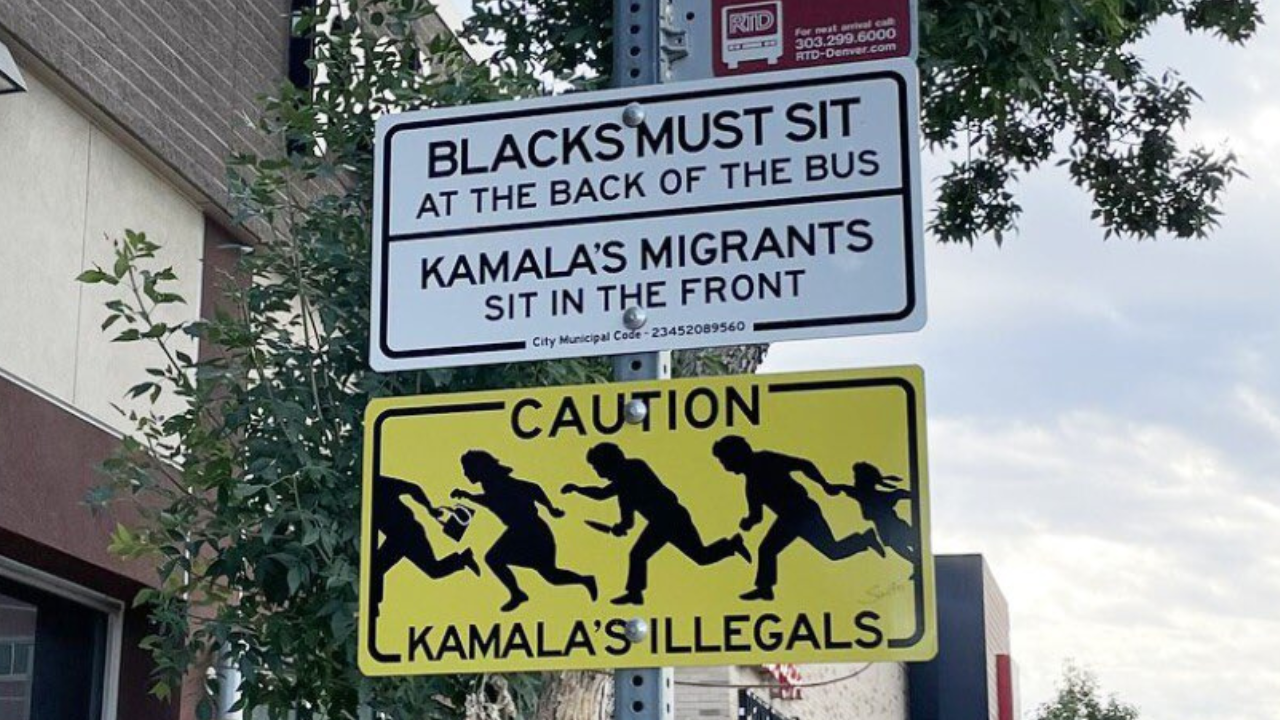 Kamala Harris Denver Signs